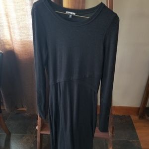 Express Longsleeve Black Dress
